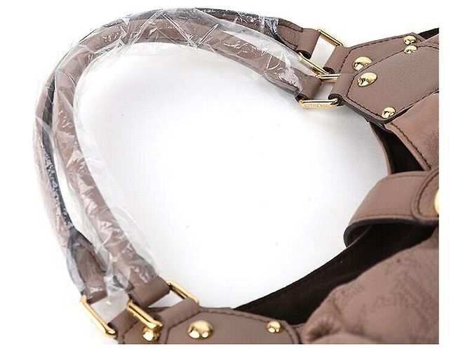 Louis Vuitton Mahina Große Schultertasche Indisches Pink - Ansicht 6