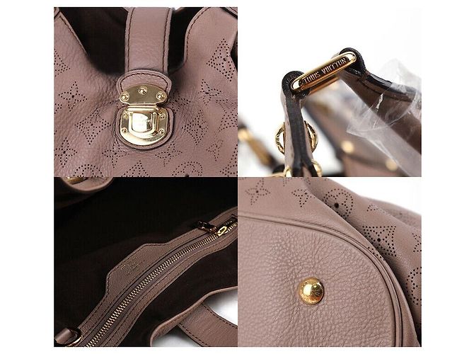 Louis Vuitton Mahina Große Schultertasche Indisches Pink - Ansicht 7