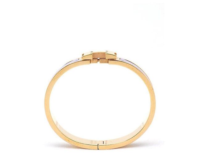 Hermès Clic Aqua PM Baño de Oro Rosa Lila Púrpura - vista 2