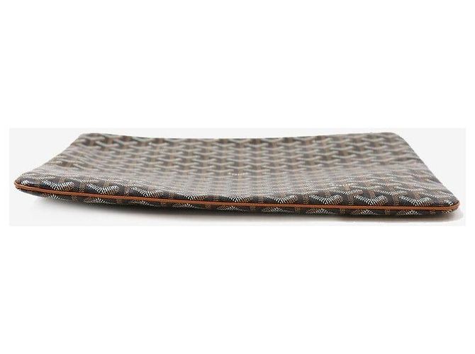 Goyard Clutch Senna MGM Nero Tan Marrone - vista 4