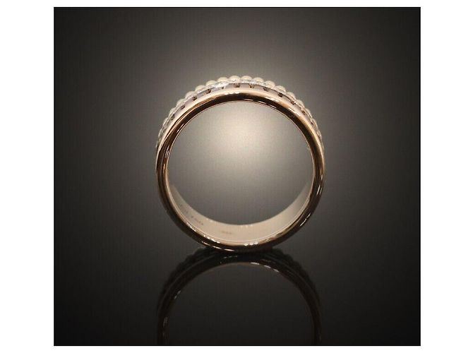Boucheron Anillo Quattro Clásico Pequeño Oro Rosa Diamante - vista 2