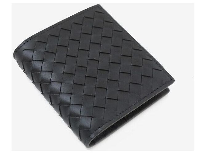 Bottega Veneta Portafoglio Intrecciato Nero - vista 4