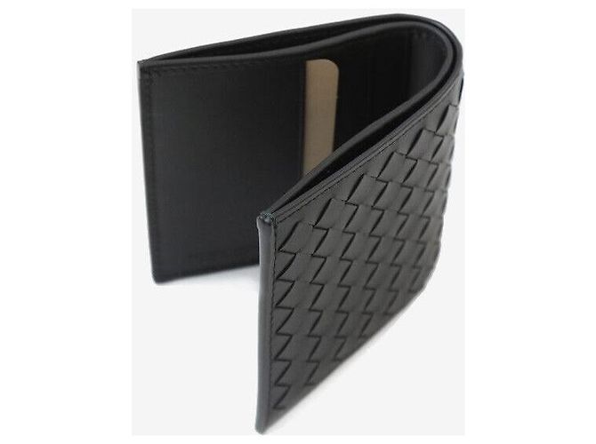 Bottega Veneta Portafoglio Intrecciato Nero - vista 6
