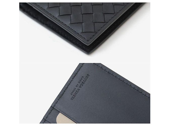 Bottega Veneta Portafoglio Intrecciato Nero - vista 7