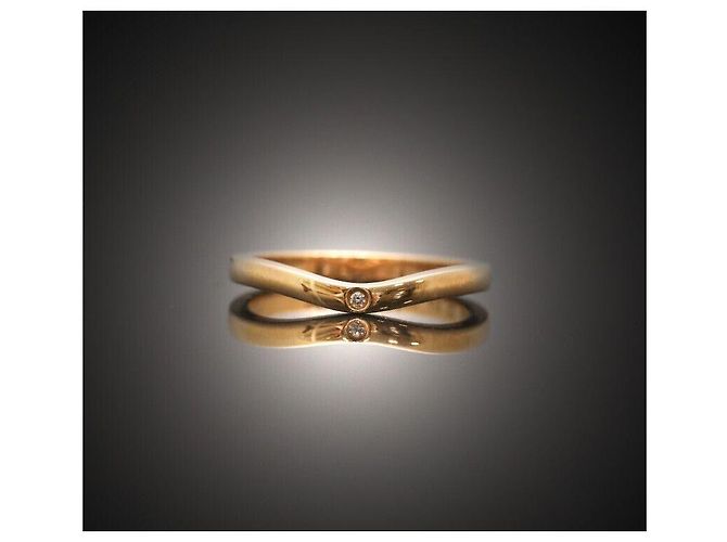 Cartier Ballerina-Ehering aus Roségold mit Diamant Pink - Ansicht 5
