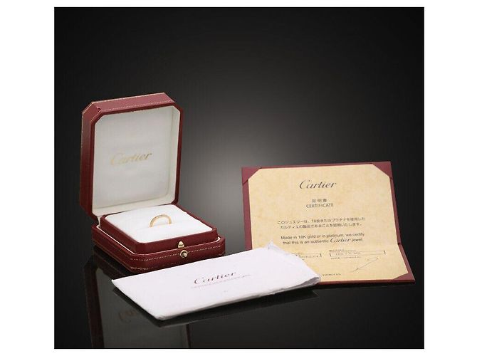 Cartier Ballerina-Ehering aus Roségold mit Diamant Pink - Ansicht 8