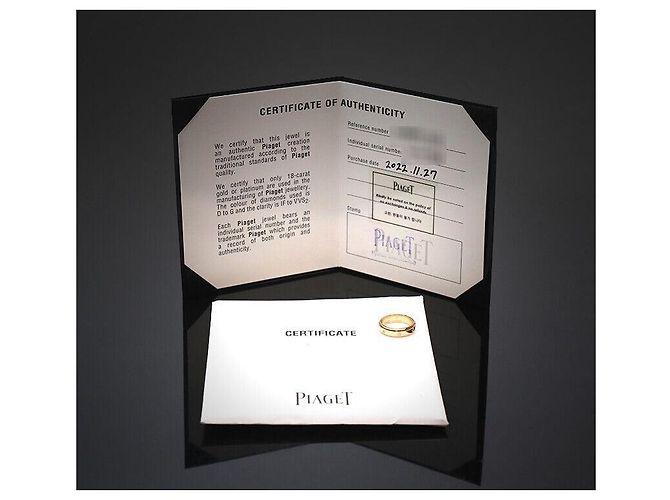 Piaget Besitzring Roségold Diamant Größe - Ansicht 6