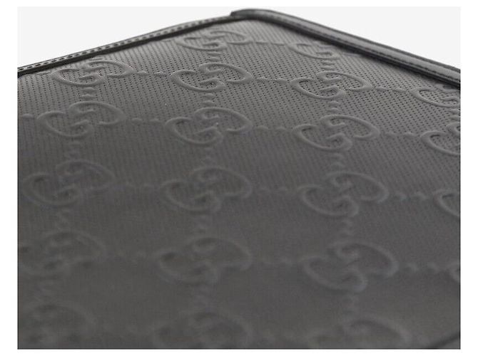 Gucci Clutch GG in rilievo nero - vista 6