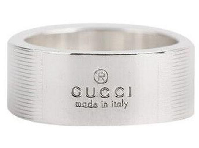 Gucci Anello in Argento con Logo Taglia - vista 4
