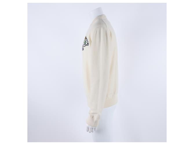 Langarm-Strickpullover von Louis Vuitton Weiß - Ansicht 2