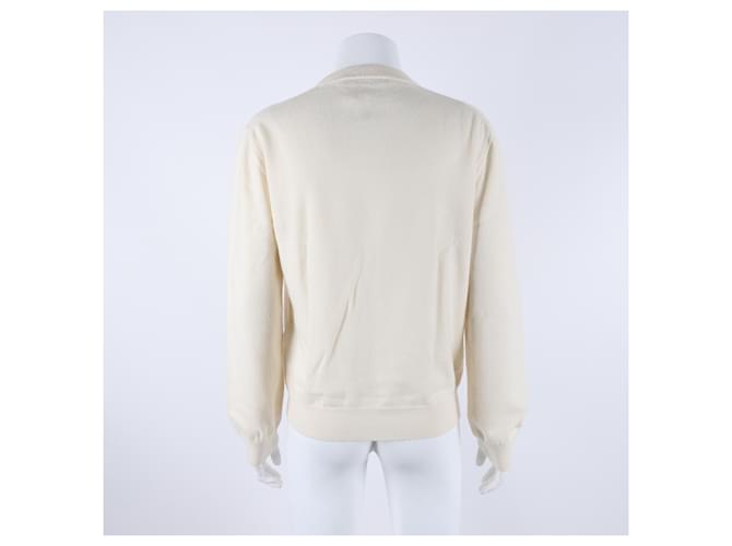 Langarm-Strickpullover von Louis Vuitton Weiß - Ansicht 3