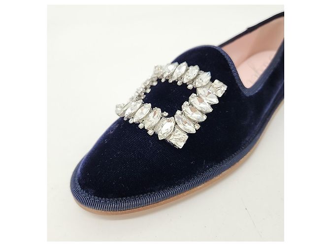 Roger Vivier Mocassini in velluto Blu - vista 5