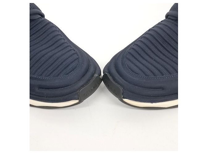 Sneakers Chanel Blu - vista 2
