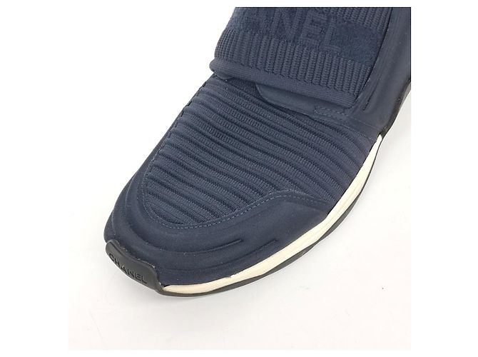 Sneakers Chanel Blu - vista 5
