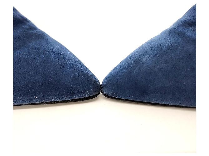 Botines de ante Hermès Azul - vista 2