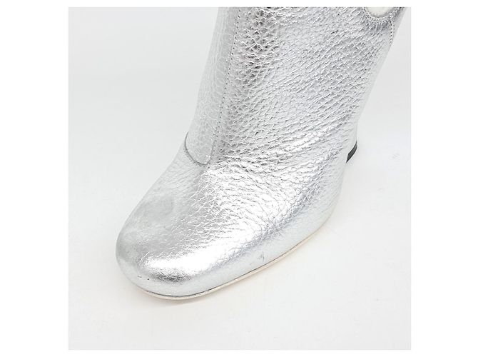 Botines Fendi Plata - vista 5