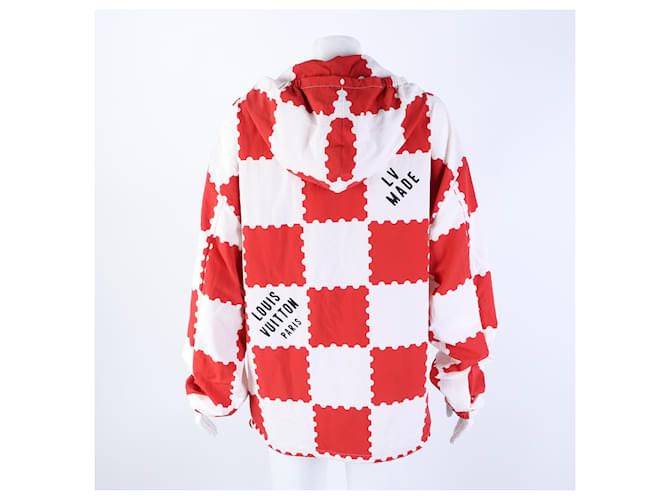 Anorak Louis Vuitton Rosso - vista 3