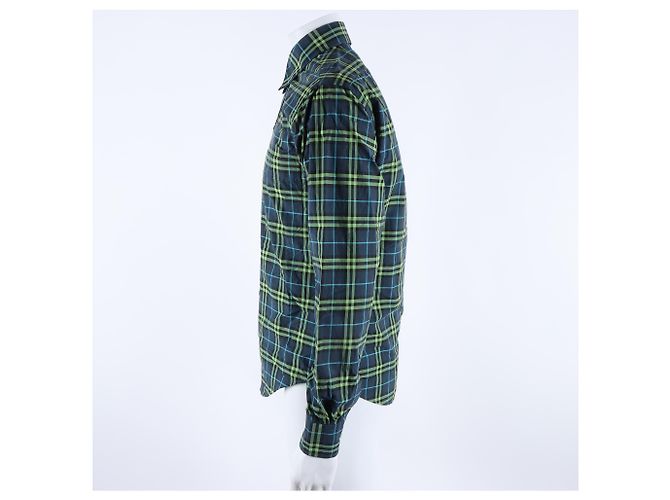 Camicia a Maniche Lunghe Burberry Blu - vista 2