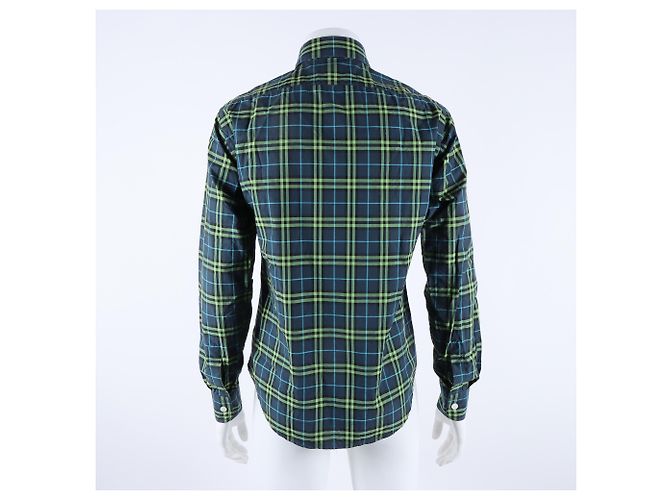 Camicia a Maniche Lunghe Burberry Blu - vista 3
