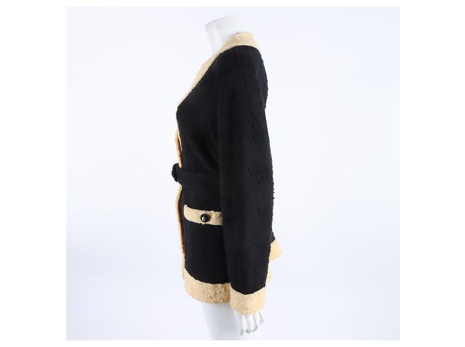 Chanel Wollcardigan Schwarz - Ansicht 2