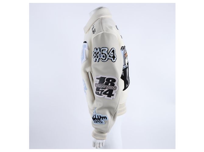 Giacca Bomber Louis Vuitton Bianco - vista 2