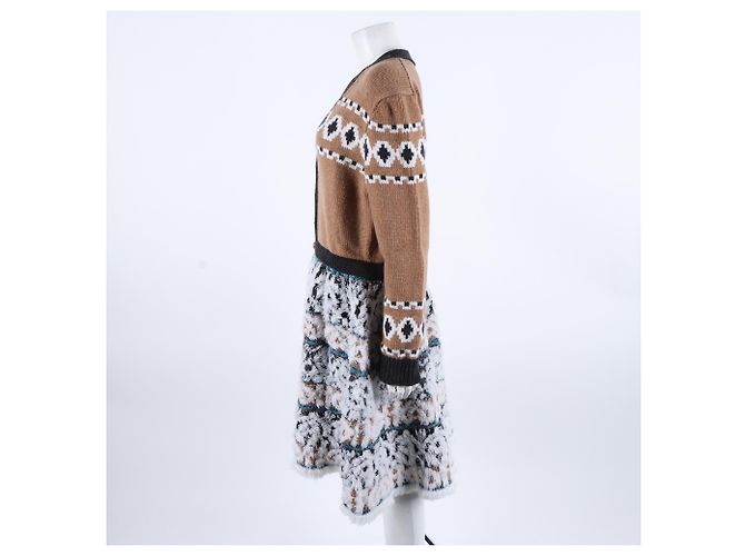 Vestido de punto Chanel Castaño - vista 2