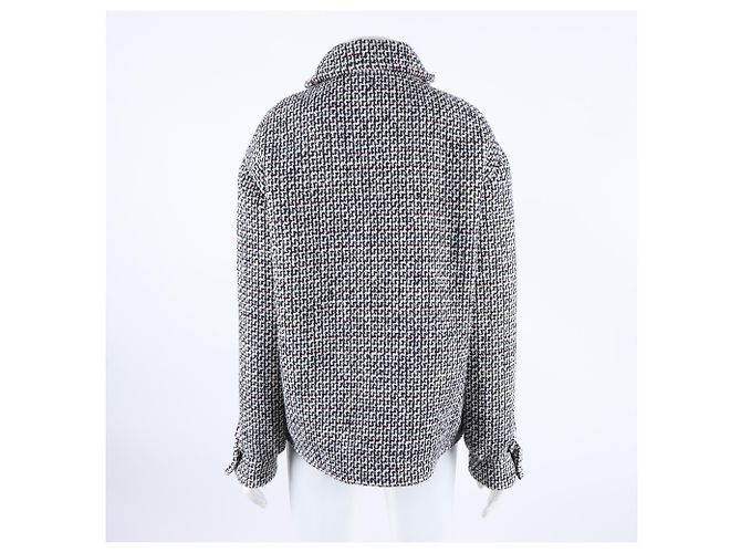 Wendbarer Reißverschluss-Pullover von Chanel Blau - Ansicht 4