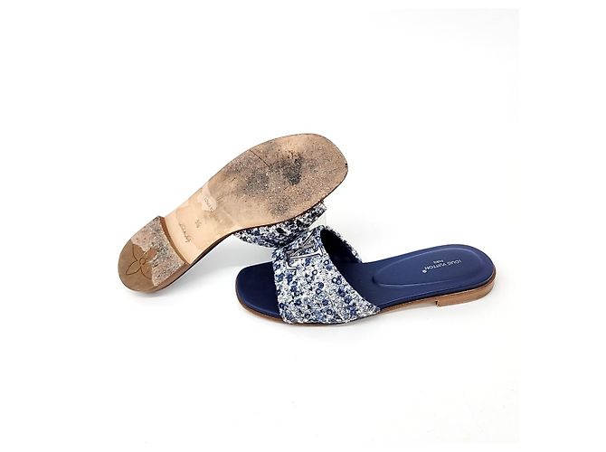 Pantofole Louis Vuitton Blu - vista 4