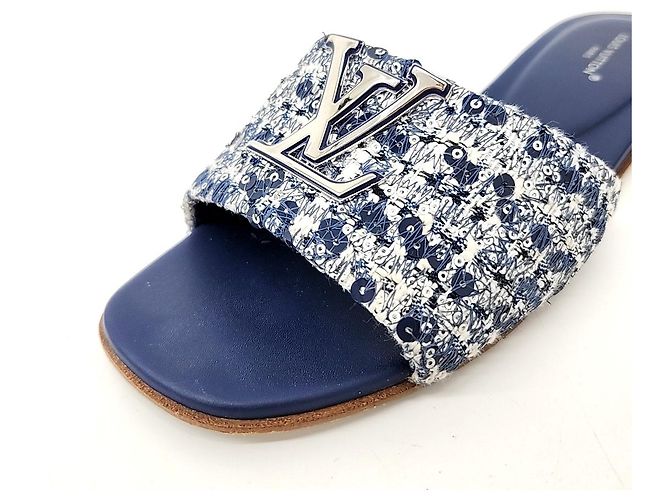 Pantofole Louis Vuitton Blu - vista 5