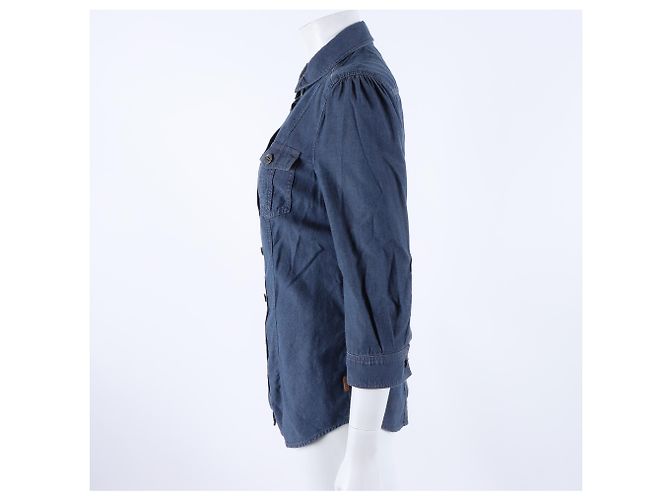 Burberry Brit Langarmhemd Blau - Ansicht 2