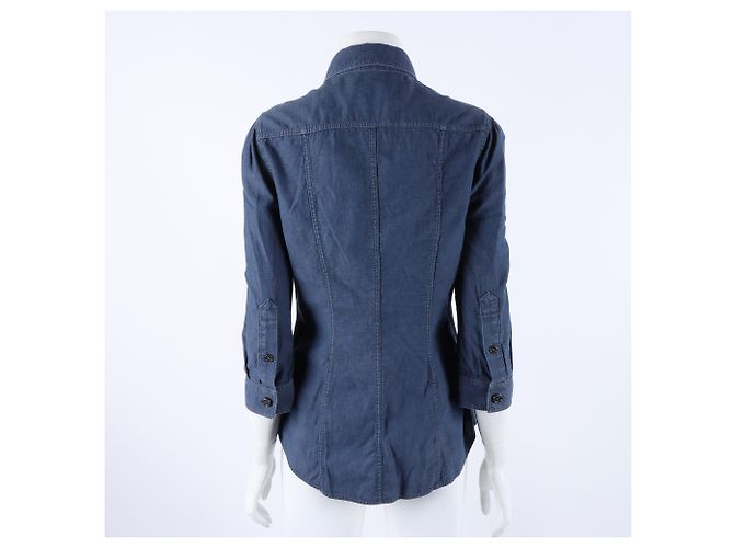 Burberry Brit Langarmhemd Blau - Ansicht 3