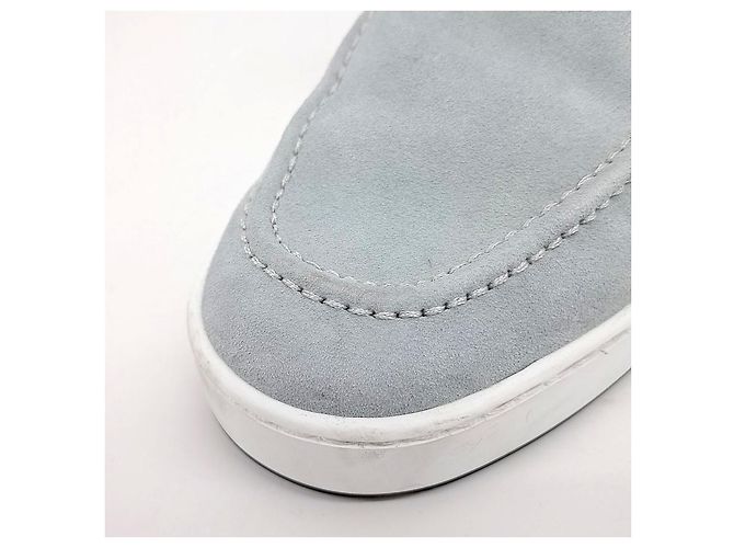 Mocassini in Camoscio Hermès Blu - vista 5