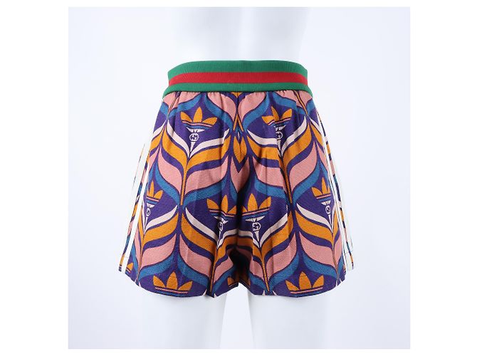 Pantalones cortos con banda Gucci Adidas Multicolor - vista 3