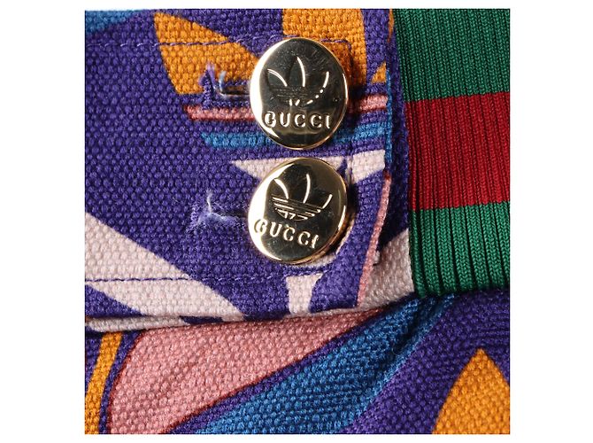 Pantalones cortos con banda Gucci Adidas Multicolor - vista 4