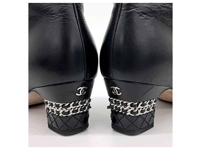 Botines Chanel Negro - vista 3