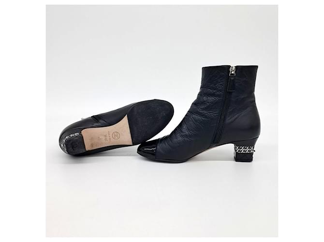Botines Chanel Negro - vista 4