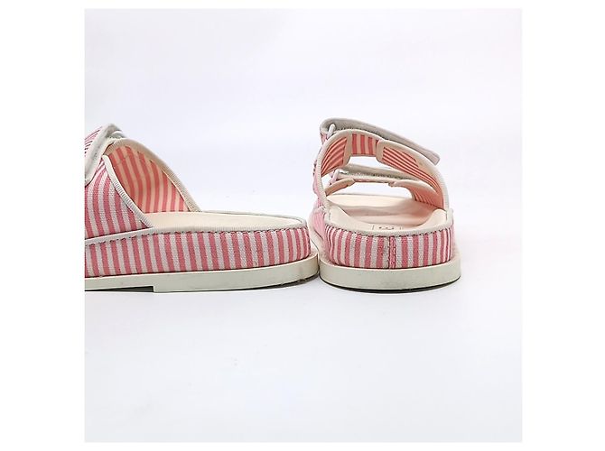 Pantofole Velcro Chanel Bianco - vista 3