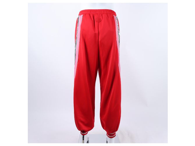 Gucci Training Banding Pants Red - view 3