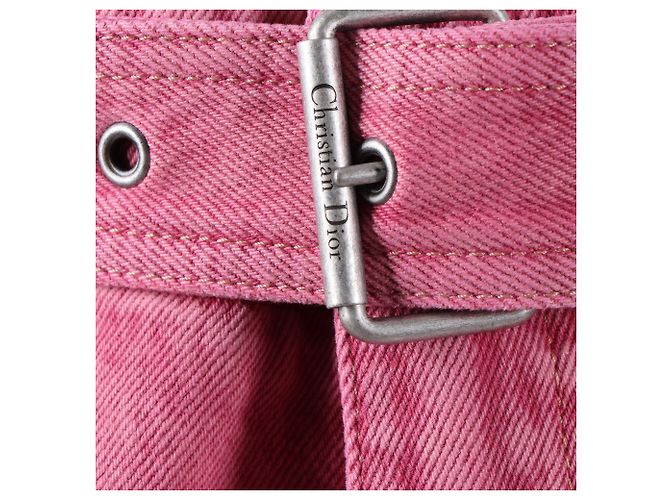 Christian Dior Denim Halbshorts Blau - Ansicht 4