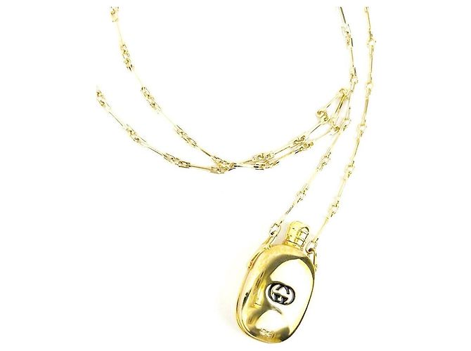 Gucci Collana lunga in bottiglia di profumo vintage D'oro - vista 2