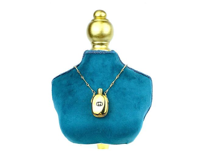 Gucci Collana lunga in bottiglia di profumo vintage D'oro - vista 3