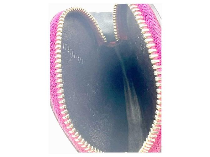 Gucci Portamonete GG in tela rosa a forma di cuore - vista 11