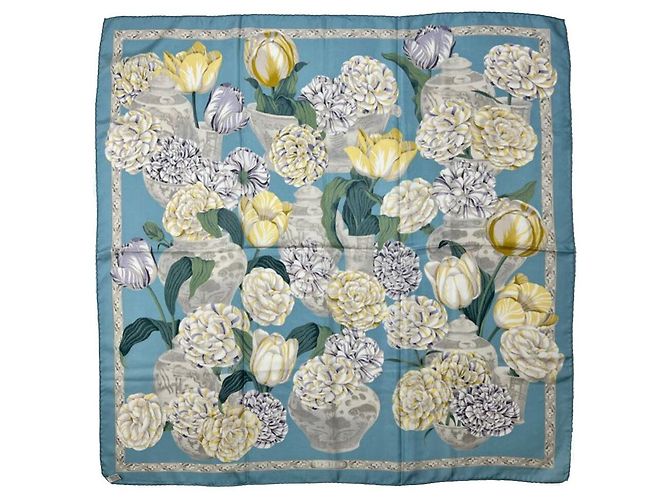 Gucci Bufanda Vase Azul Claro - vista 4