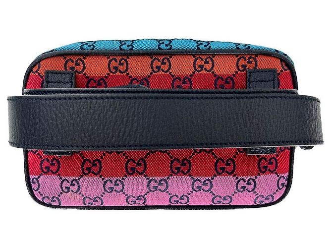 Gucci Neue GG Multicolor Gürteltasche aus Canvas Mehrfarben - Ansicht 5
