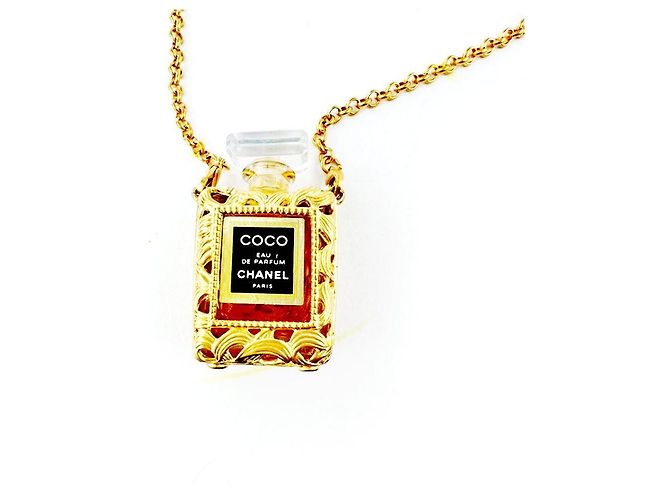 Chanel Collana Profumo Placcata Oro Collana Donna in Oro D'oro - vista 4