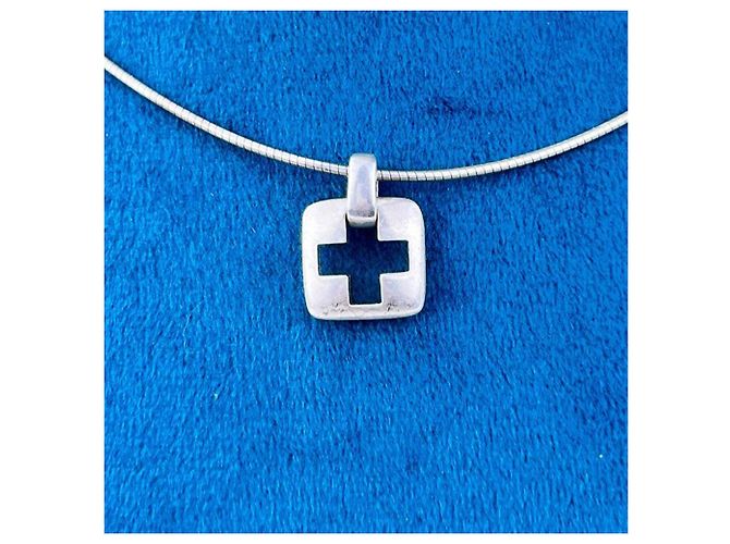 Tiffany & Co Collana Pendente Croce in Argento Tiffany - vista 2