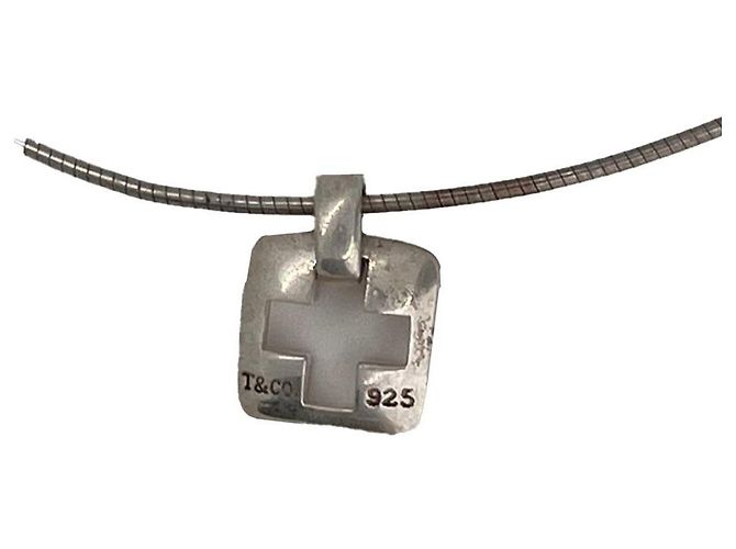 Tiffany & Co Collana Pendente Croce in Argento Tiffany - vista 3