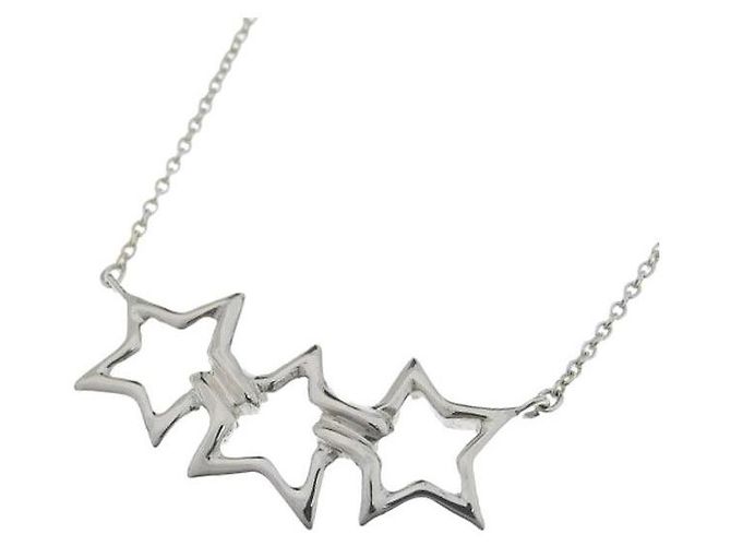 Tiffany & Co Collana Pendente Triplo Stella TIFFANY Argento - vista 2