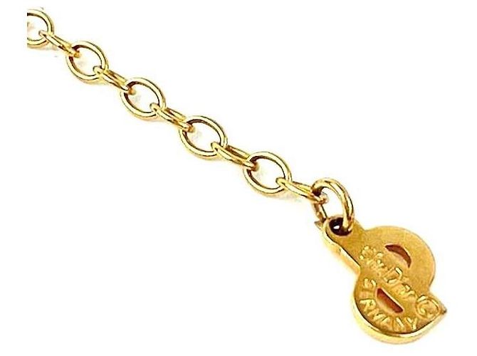 Dior Pendente a Lucchetto Cubico Logo CD Collana in Oro D'oro - vista 6