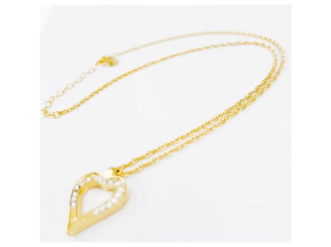 Collana Pendente Cuore Cubico CHRISTIAN DIOR D'oro - vista 7